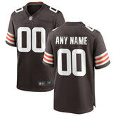Cleveland Browns Custom Game Jersey - Brown for sale