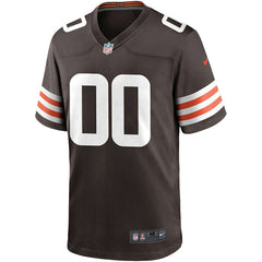 Cleveland Browns Custom Game Jersey - Brown for sale