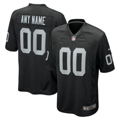 Las Vegas Raiders Custom Game Jersey - Black sale