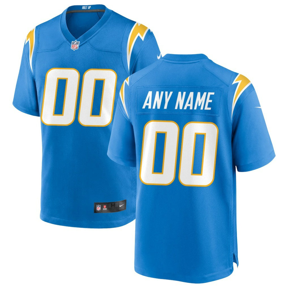 Los Angeles Chargers Custom Game Jersey - Powder Blue outlet