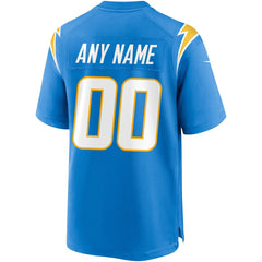 Los Angeles Chargers Custom Game Jersey - Powder Blue outlet