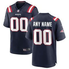 New England Patriots Custom Game Jersey - Navy on sale
