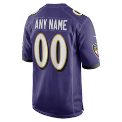 Baltimore Ravens Custom Game Jersey - Purple online