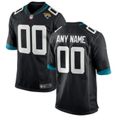 Jacksonville Jaguars Custom Game Jersey - Black discount