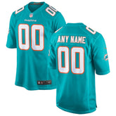 Miami Dolphins Custom Game Jersey - Aqua for sale