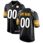 Pittsburgh Steelers Custom Game Jersey - Black on sale