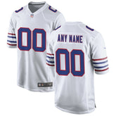 Buffalo Bills Alternate Custom Game Jersey - White for sale