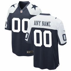 Dallas Cowboys Alternate Custom Game Jersey - Navy on sale