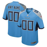 Tennessee Titans Alternate Custom Game Jersey - Light Blue for sale