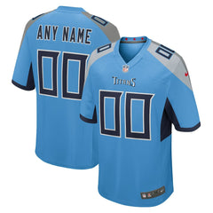 Tennessee Titans Alternate Custom Game Jersey - Light Blue for sale