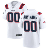 New England Patriots Custom Game Jersey - White for sale
