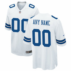 Dallas Cowboys Custom Game Jersey - White discount