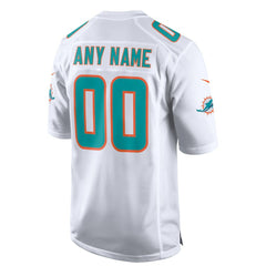Miami Dolphins Custom Game Jersey - White for sale