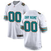 Miami Dolphins Alternate Custom Game Jersey - White discount