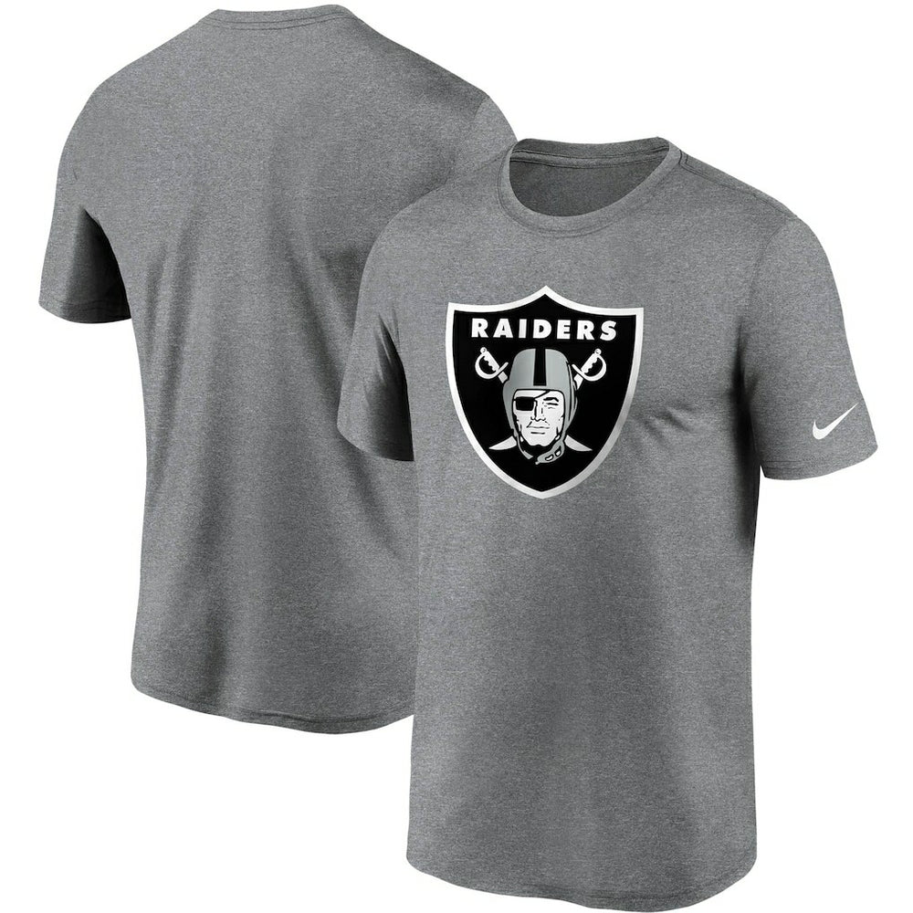 Las Vegas Raiders Logo Essential Legend Performance T-Shirt - Heathered Charcoal outlet