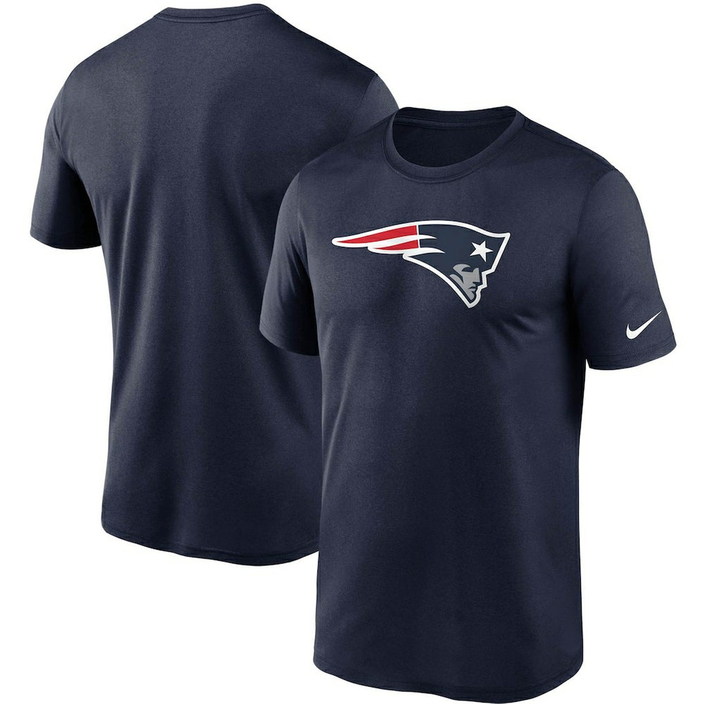 New England Patriots Logo Essential Legend Performance T-Shirt - Navy online