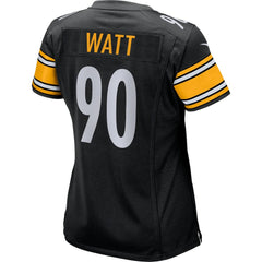 T.J. Watt Pittsburgh Steelers Women's Game Jersey - Black outlet