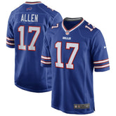Josh Allen Buffalo Bills Team Game Player Jersey - Royal discount