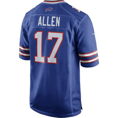 Josh Allen Buffalo Bills Team Game Player Jersey - Royal discount
