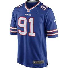 Ed Oliver Buffalo Bills Team Game Player Jersey - Royal on sale
