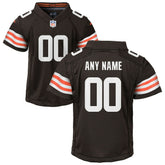 Cleveland Browns Youth Custom Game Jersey - Brown cheap