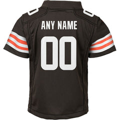 Cleveland Browns Youth Custom Game Jersey - Brown cheap