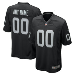 Las Vegas Raiders Youth Custom Game Jersey - Black for sale