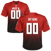 Atlanta Falcons Youth Alternate Custom Game Jersey - Red discount
