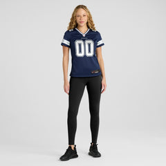 Dallas Cowboys Women's Custom Game Jersey - Navy sale