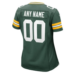 Green Bay Packers Women's Custom Game Jersey - Green online