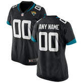 Jacksonville Jaguars Women's Custom Jersey - Black on sale