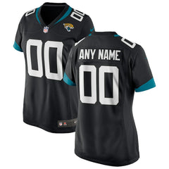 Jacksonville Jaguars Women's Custom Jersey - Black on sale