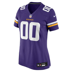 Minnesota Vikings Women's Custom Game Jersey - Purple outlet