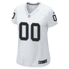 Las Vegas Raiders Women's Custom Game Jersey - White on sale