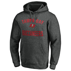 Tampa Bay Buccaneers Victory Arch Pullover Hoodie - Heather Charcoal discount