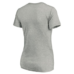 Atlanta Falcons Women's Primary Logo V-Neck T-Shirt - Heather Gray outlet