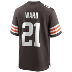 Denzel Ward Cleveland Browns Player Game Jersey - Brown sale