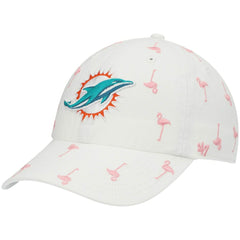 Miami Dolphins '47 Women's Confetti Clean Up Adjustable Hat - White online