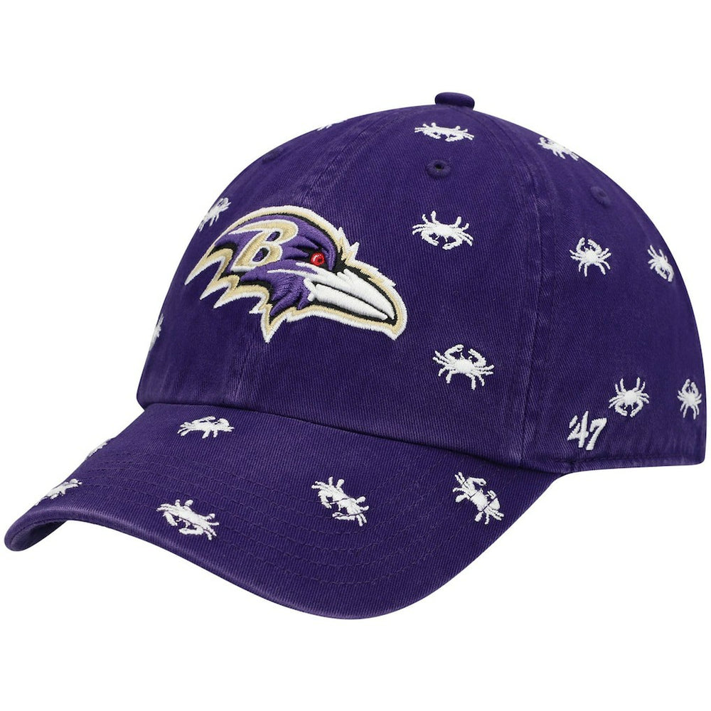 Baltimore Ravens '47 Women's Confetti Clean Up Adjustable Hat - Purple for sale