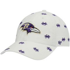 Baltimore Ravens '47 Women's Confetti Clean Up Adjustable Hat - White online