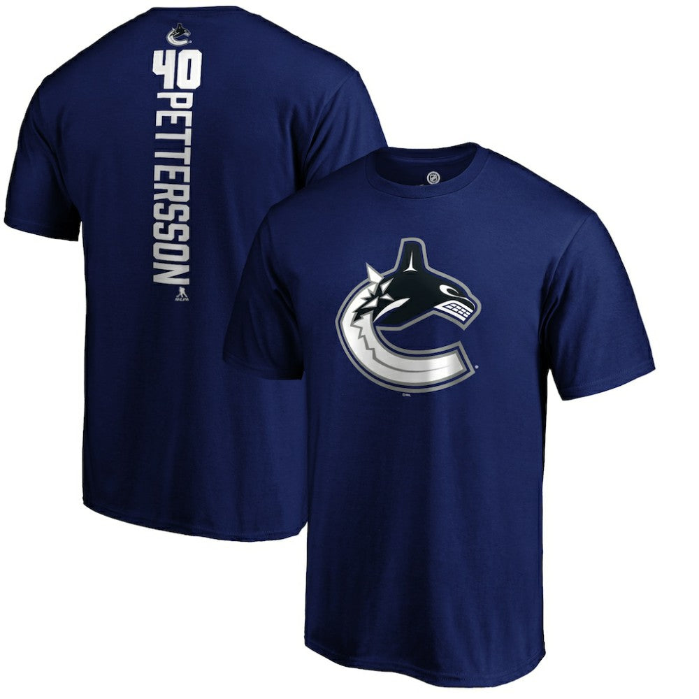Elias Pettersson Vancouver Canucks Playmaker T-Shirt - Royal T-shirts