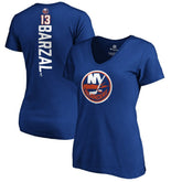 Mathew Barzal New York Islanders Women's Playmaker V-Neck T-Shirt - Royal T-shirts