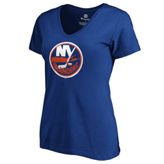 Mathew Barzal New York Islanders Women's Playmaker V-Neck T-Shirt - Royal T-shirts