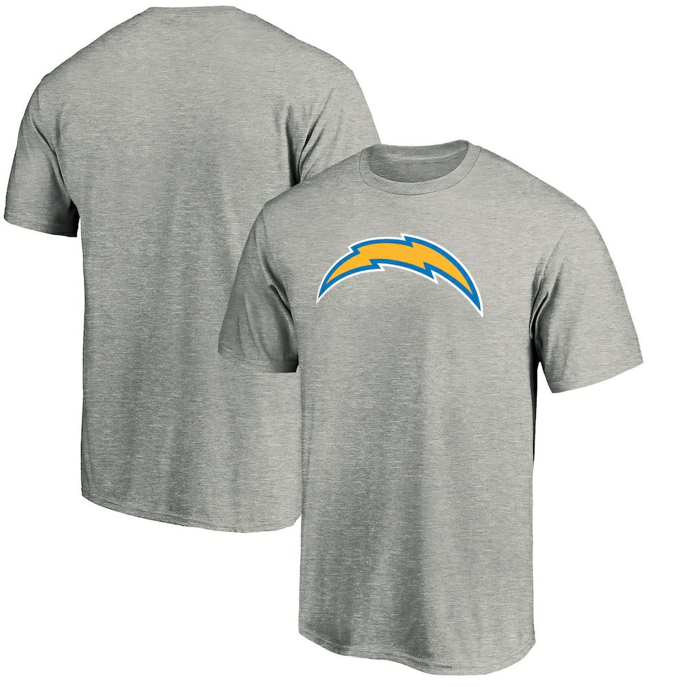 Los Angeles Chargers Primary Logo T-Shirt - Heather Gray cheap
