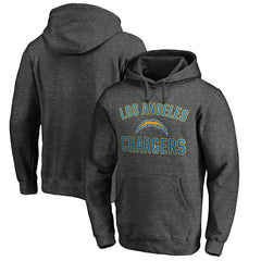 Los Angeles Chargers Victory Arch Pullover Hoodie - Heather Gray sale