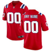 New England Patriots Alternate Custom Jersey - Red cheap