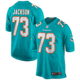 Austin Jackson Miami Dolphins Game Jersey - Aqua outlet