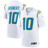 Justin Herbert Los Angeles Chargers Game Jersey - White on sale