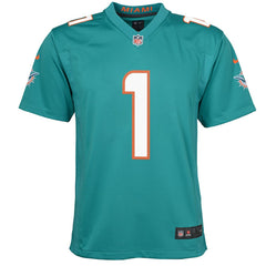 Tua Tagovailoa Miami Dolphins Youth Game Jersey - Aqua outlet