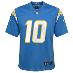 Justin Herbert Los Angeles Chargers Youth Game Jersey - Powder Blue for sale